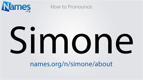 cosa significa simone|how to pronounce simone.